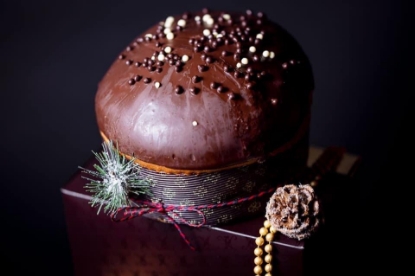 Immagine di Panettone Artigianale Dark al Cioccolato 1kg